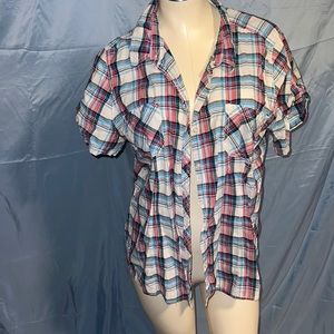 Girls Button Down